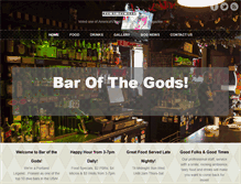 Tablet Screenshot of barofthegods.com